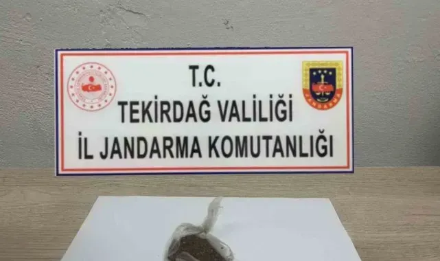 Tekirdağ'da 2 kişi uyuşturucudan yakalandı