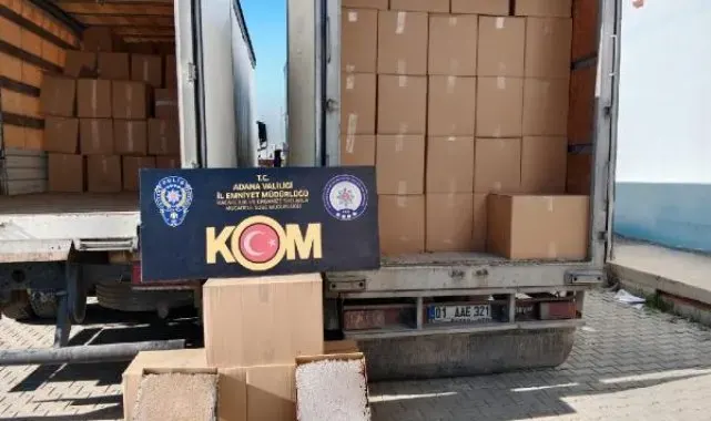 20 milyon TL değerinde kaçak doldurulmuş sigara ele geçirildi