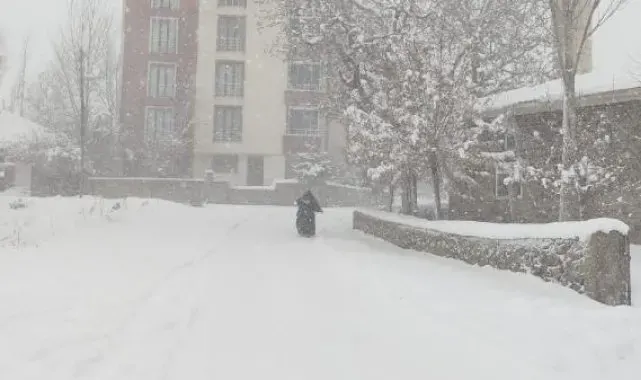 Karlıova'da 23 köy yolu kapandı, eğitime bir gün ara verildi