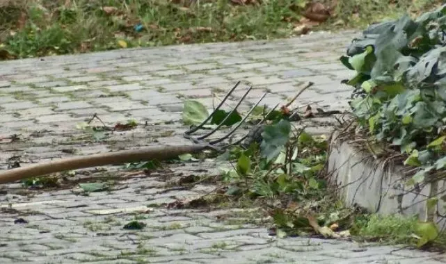 Büyükçekmece'de bir binanın önünde el bombası bulundu