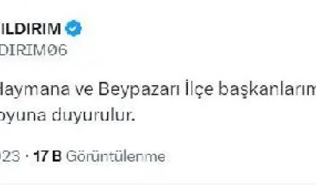 Ankara'da İYİ Parti'nin 4 ilçe başkanı görevden alındı