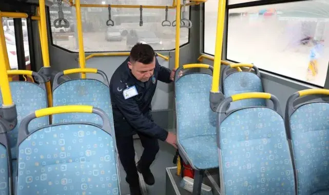 Özel halk otobüsleri denetlendi