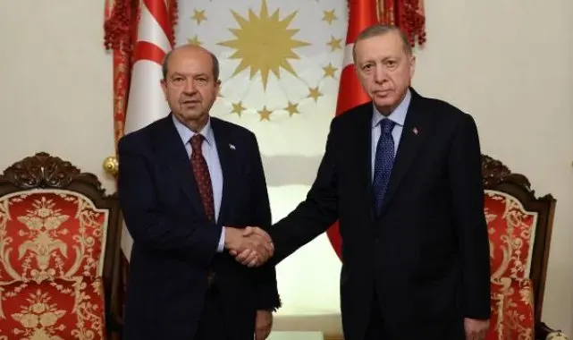 Cumhurbaşkanı Erdoğan, Ersin Tatar ile görüştü