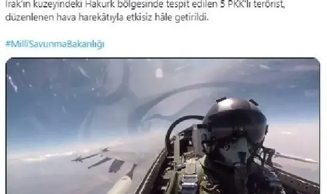 MSB: 5 PKK'lı terörist etkisiz hale getirildi