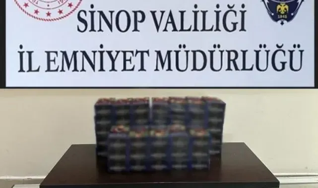 Sinop'ta 10 bin makaron ele geçirildi: 1 gözaltı