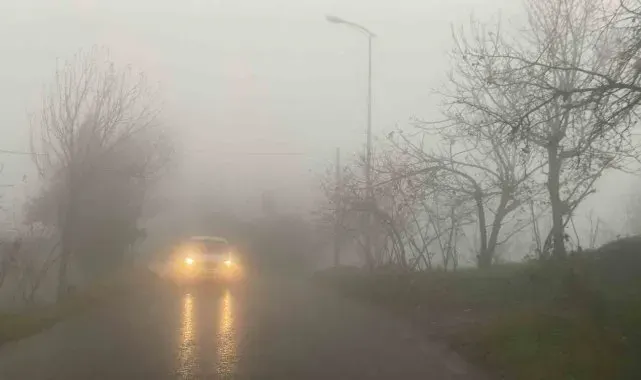 Zonguldak'ta sıcaklık düştü, sis etkili oldu