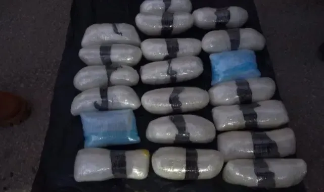 Polisten kaçan araçtan 12 kilo 600 gram metamfetamin çıktı