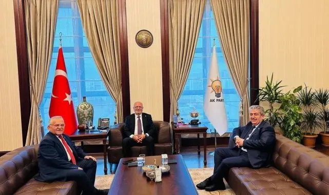 Başkan Büyükkılıç'tan, Ak Parti Genel Başkan Vekili Mustafa Elitaş'a ziyaret