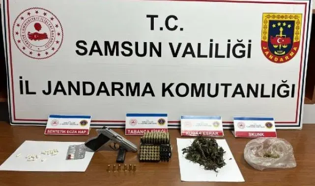 Samsun'da ağabey-kardeşe uyuşturucudan gözaltı