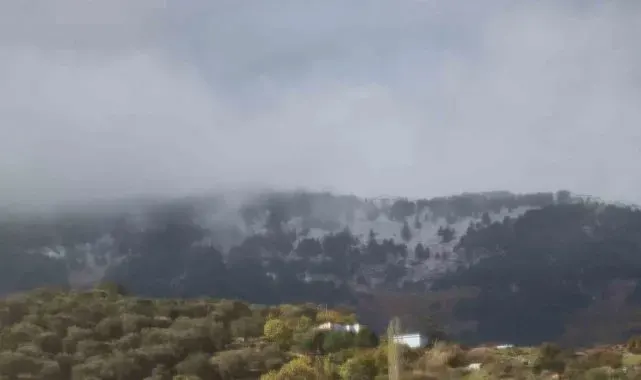 Madran'a yılın ilk karı yağdı