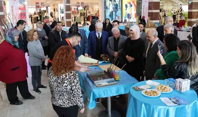 Konya'da TRSM danışanlarının "Ruhumun Işığı Sönmesin" sergisi açıldı