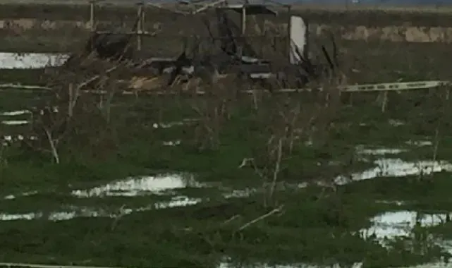 Gümede çıkan yangında avcı öldü