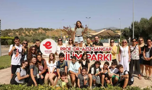 Efeler'de bilimin kalbi Prof. Dr. Aziz Sancar Matematik ve Bilim Parkı'nda atıyor