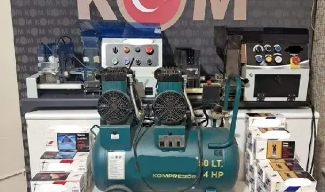 Kırıkkale'de 1 milyon 260 bin dolu makaron ele geçirildi