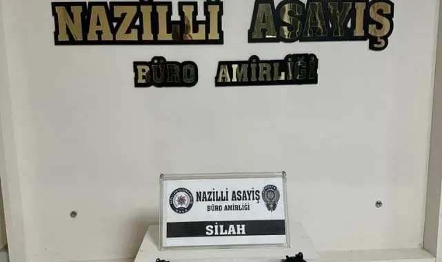 Nazilli'de denetimlerde çok sayıda silah ele geçirildi
