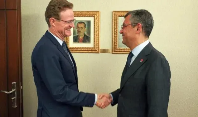 Özgür Özel, AB Türkiye Delegasyonu Başkanı Landrut ile görüştü