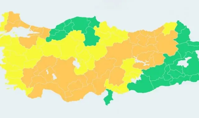 AFAD'dan Aydın'a sarı kod
