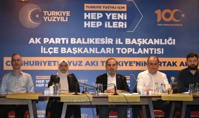 AK Parti Balıkesir'de İlçe Başkanları toplantısı