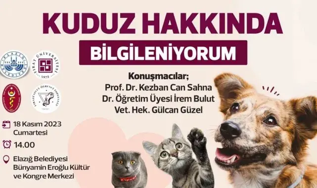 Elazığ Belediyesi ve FÜ 'kuduz' semineri düzenleyecek