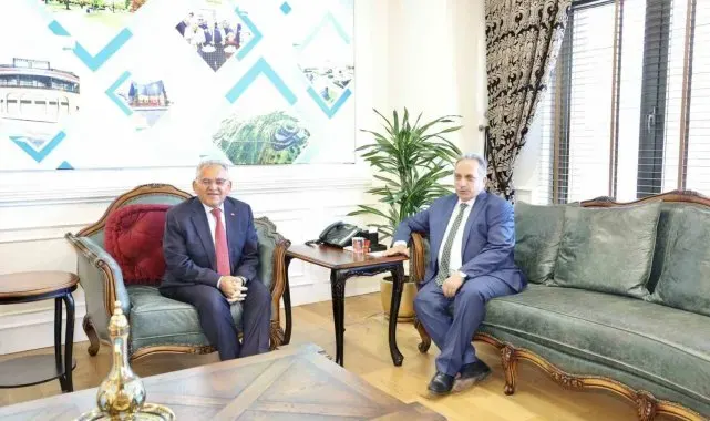 Başkan Büyükkılıç'tan Başkan Yalçın'a ziyaret
