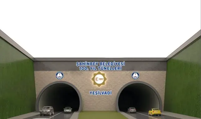 Şahinbey 100. yıl tünellerin ışık göründü