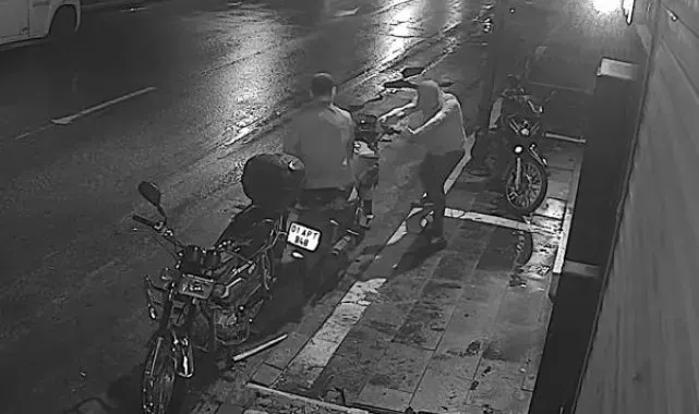 Motosiklet hırsızı, güvenlik kameralarından tespit edilip yakalandı