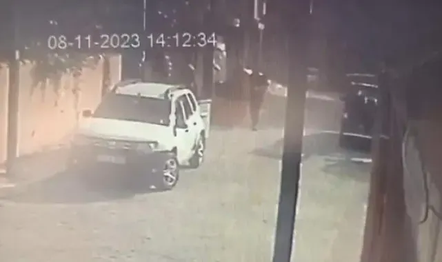 Çatalca'da silahlı saldırı kamerada