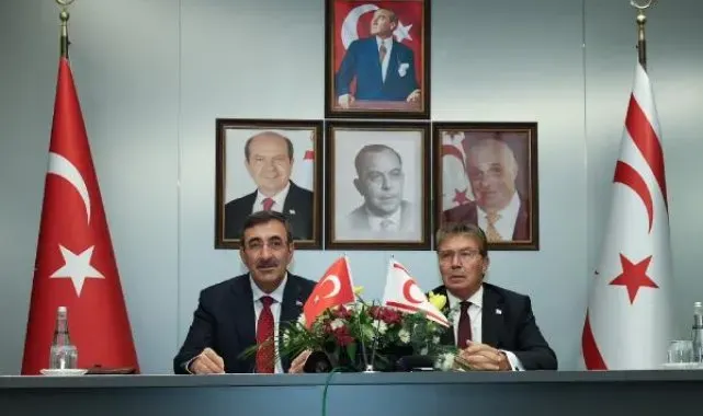 Cumhurbaşkanı Yardımcısı Yılmaz, KKTC'de temaslarda bulundu
