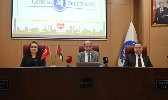Çorumlu meclis üyelerinden İsrail'e ortak tepki