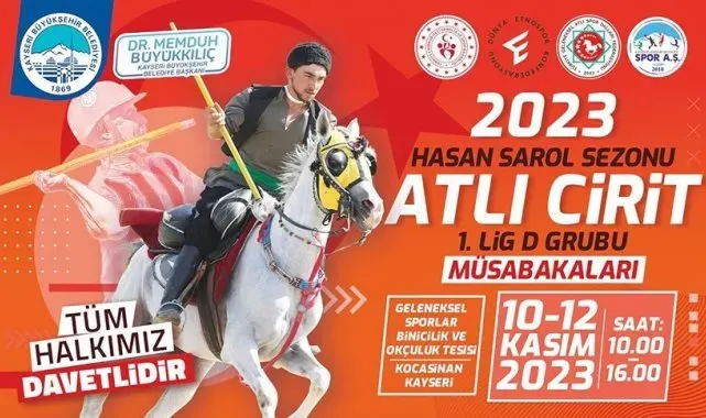Atlı Cirit 1.Lig D Grubu müsabakaları Kayseri'de
