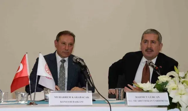 Bakan Yardımcısı Mahmut Gürcan, KONESOB başkanlarıyla buluştu