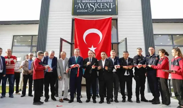 Bergama Belediyesi Ayaskent Düğün Salonu açıldı
