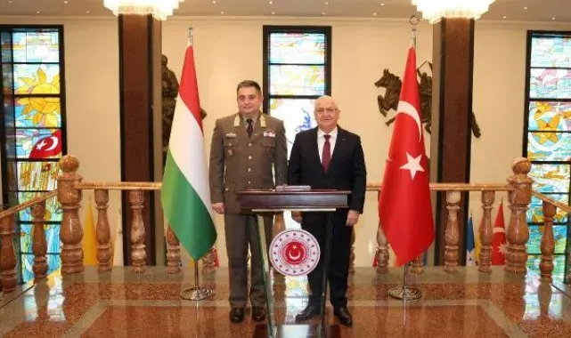 Bakan Güler, Macaristan Genelkurmay Başkanını kabul etti