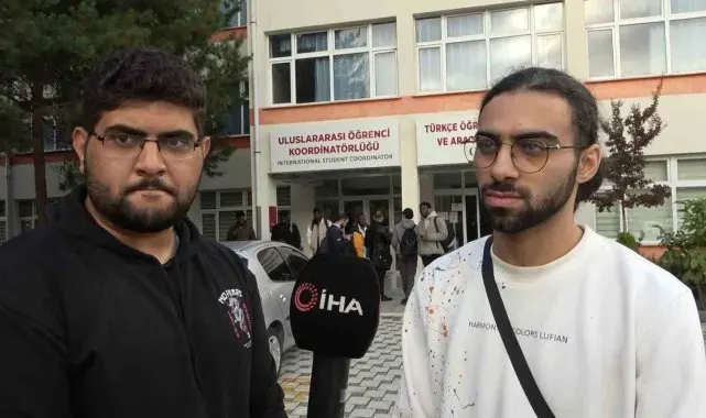 Gümüşhane'de eğitim gören Filistinli Ali: Biz çocukların ölmesini istemiyoruz, savaşın durmasını istiyoruz"