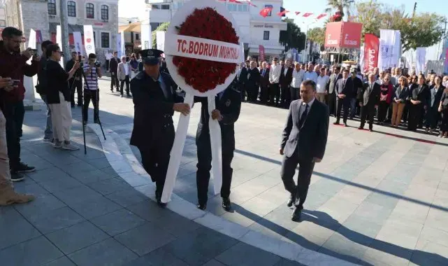 19 Ekim Muhtarlar Günü Bodrum'da kutlandı