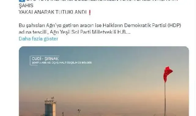 Sınırda yakalanan 2 terörist, milletvekili aracından çıktı