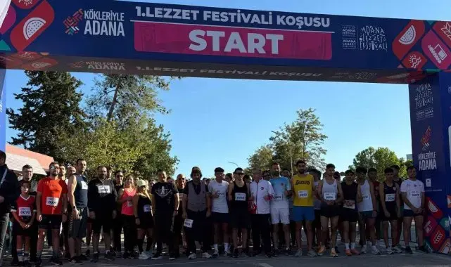 Adana'da Lezzet Festivali Koşusu yapıldı