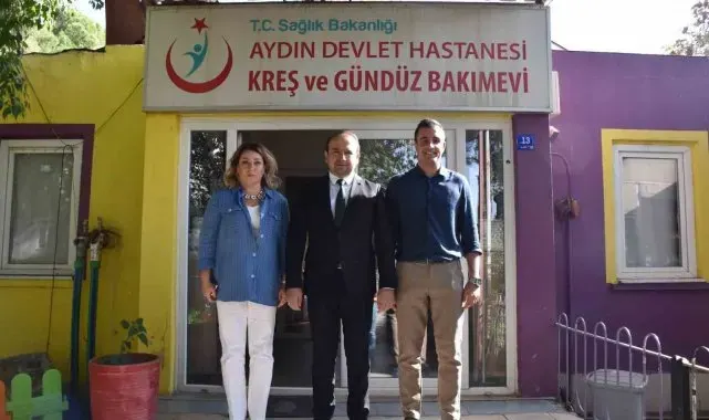 İl Sağlık Müdürü Şenkul, Aydın Devlet Hastanesi Kreşi'nde incelemelerde bulundu