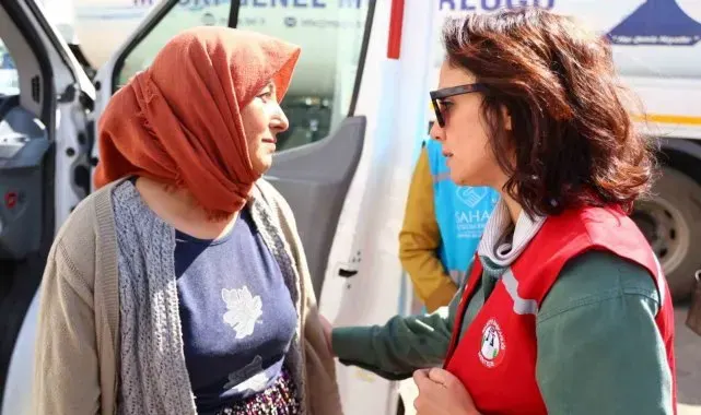 Muğlalı başkanlar yangın bölgesinde
