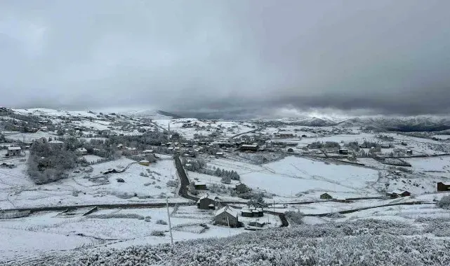 Ordu'ya mevsimin ilk karı düştü