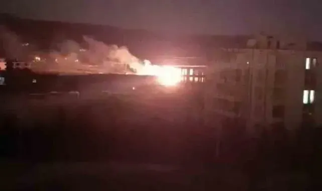 Batman'da panik anları: Trafo bomba gibi patladı
