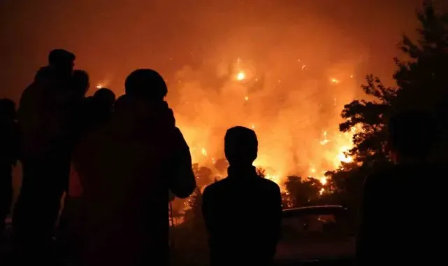 Dalaman orman yangını beşinci saatinde