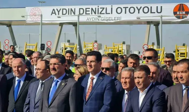 AK Parti Denizli İl Başkanı Yücel Güngör Denizli-Aydın otoyolunun açılışına katıldı