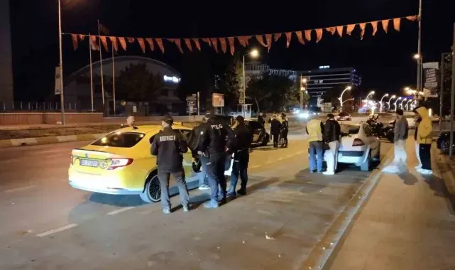Edirne polisinden gece denetimi