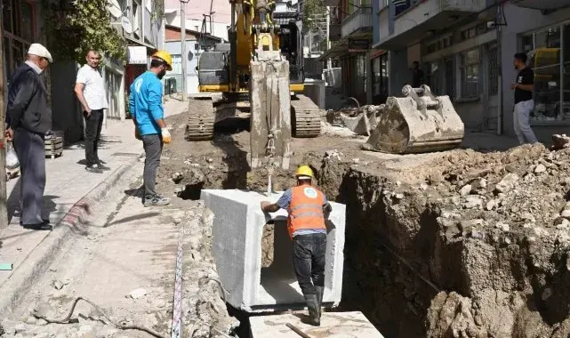 Demirci'de su taşkınlarına son