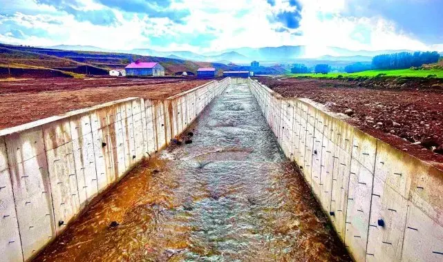 Taşlıçay dere ıslahı projesi tamamlandı