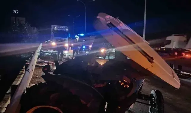 Afyonkarahisar'da trafik kazası, 1 ölü 2 yaralı