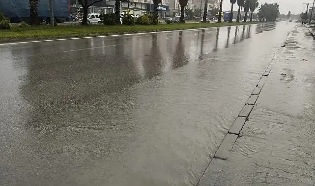 Samsun'da sağanak etkili oldu