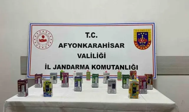 Afyonkarahisar'da elektronik sigara yakalandı