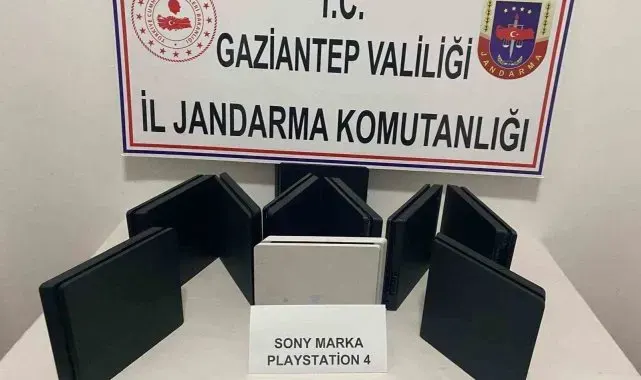 Gaziantep'te 150 bin TL değerinde oyun konsolu ele geçirildi